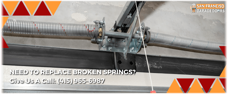 Broken Garage Door Spring Repair San Francisco